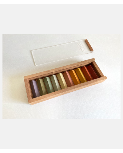 Håndlavede oliepastelkridt - 10 stå Chalk Copenhagen